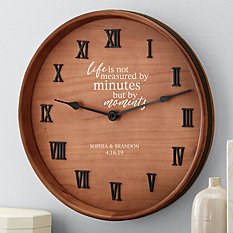 When Minutes Turn to Moments Wine Barrel Clock